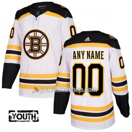 Lapsille NHL Boston Bruins Pelipaita Custom Adidas 2017-2018 Valkoinen Authentic